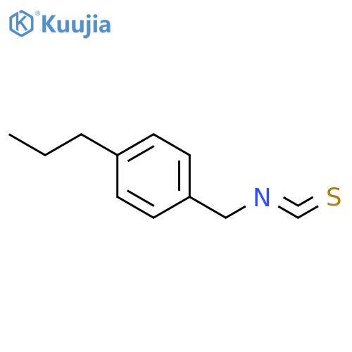 1-(isothiocyanatomethyl)-4-propylbenzene structure