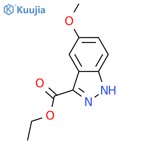 Ethyl 5-methoxy-1H-indazole-3-carboxylate structure