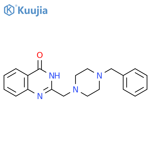 2-[(4-Benzylpiperazin-1-yl)methyl]-3,4-dihydroquinazolin-4-one structure