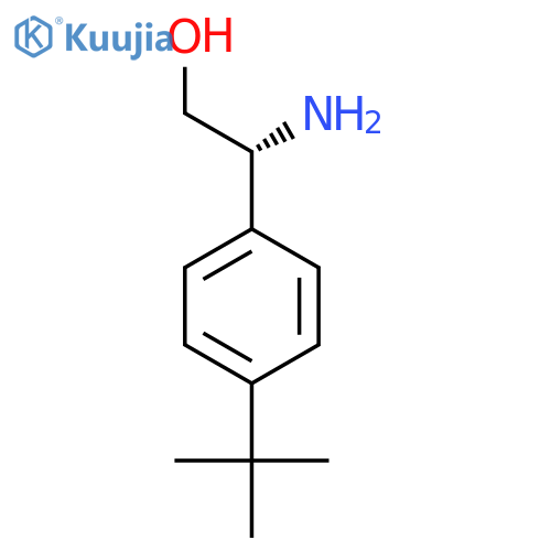 (2R)-2-amino-2-(4-tert-butylphenyl)ethan-1-ol structure