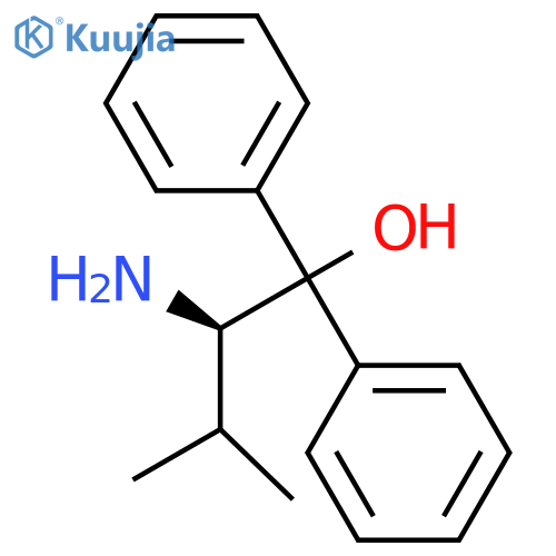 (R)-(+)-2-Amino-3-methyl-1,1-diphenyl-1-butanol structure