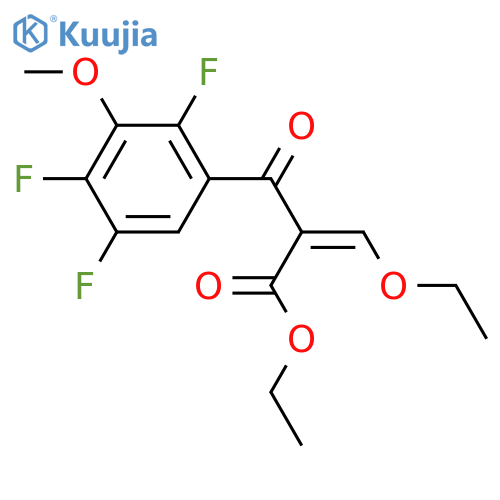 2-(2,4,5-Trifluoro-3-methoxybenzoyl)-3-ethoxyacrylic Acid Ethyl Ester structure