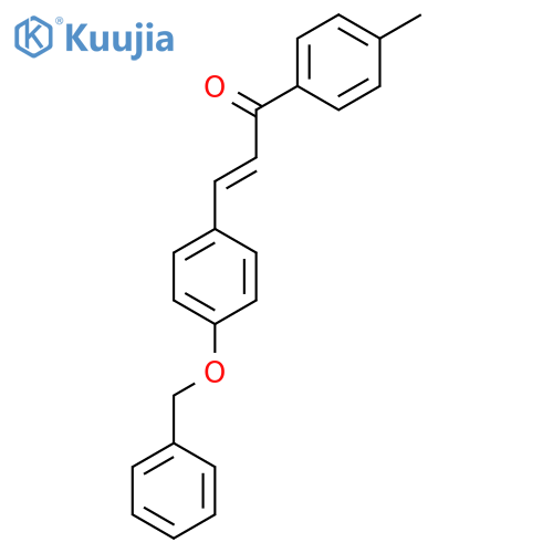 2-Propen-1-one, 1-(4-methylphenyl)-3-[4-(phenylmethoxy)phenyl]- structure