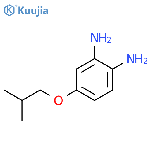 4-(2-methylpropoxy)benzene-1,2-diamine structure