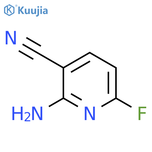 3-Pyridinecarbonitrile, 2-amino-6-fluoro- structure