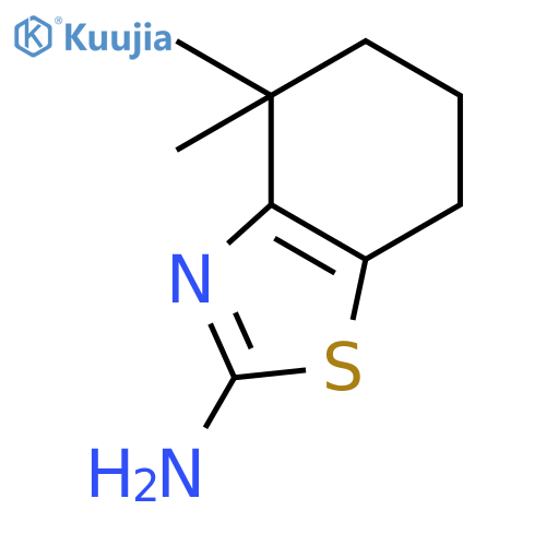 4,4-dimethyl-4,5,6,7-tetrahydro-1,3-benzothiazol-2-amine structure