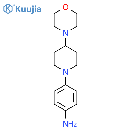 4-[4-(4-Morpholinyl)-1-piperidinyl]Benzenamine structure