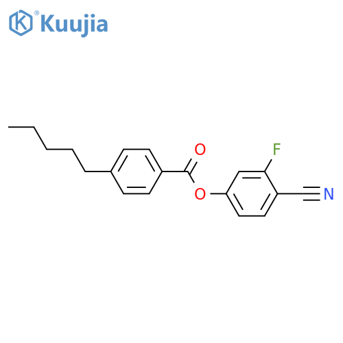 4-Cyano-3-fluorophenyl 4-pentylbenzoate structure