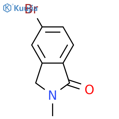 5-Bromo-2-methylisoindolin-1-one structure
