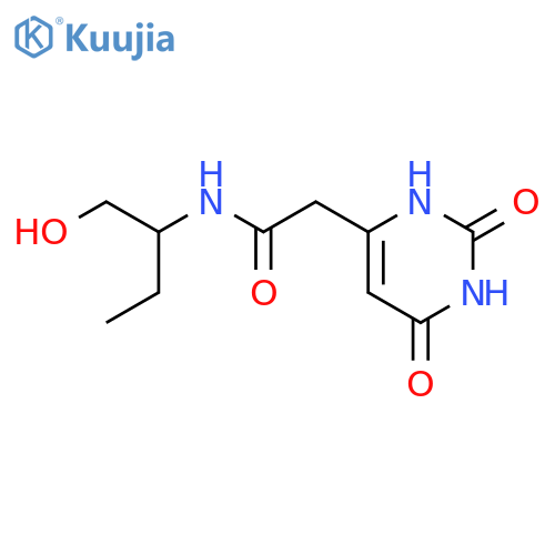2-(2,6-dioxo-1,2,3,6-tetrahydropyrimidin-4-yl)-N-(1-hydroxybutan-2-yl)acetamide structure