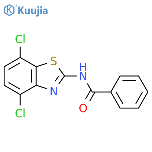 N-(4,7-dichloro-1,3-benzothiazol-2-yl)benzamide structure