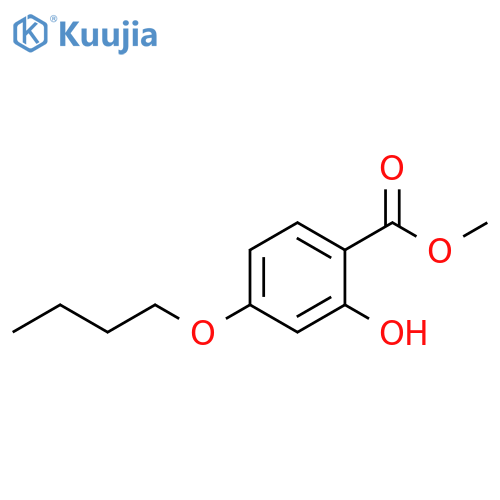 methyl 4-butoxy-2-hydroxybenzoate structure