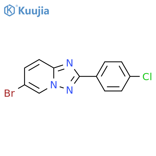 6-Bromo-2-(4-chlorophenyl)-1,2,4triazolo1,5-apyridine structure