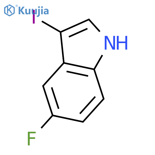 5-fluoro-3-iodo-1H-indole structure