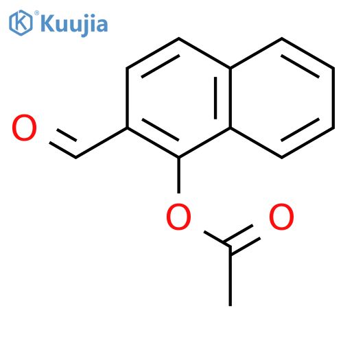 2-Naphthalenecarboxaldehyde, 1-(acetyloxy)- structure