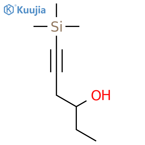 6-(trimethylsilyl)hex-5-yn-3-ol structure