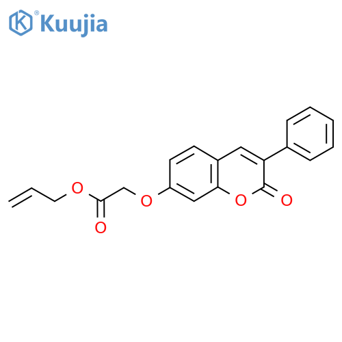 prop-2-en-1-yl 2-(2-oxo-3-phenyl-2H-chromen-7-yl)oxyacetate structure