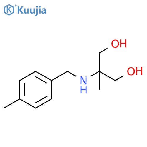 1,3-Propanediol, 2-methyl-2-[[(4-methylphenyl)methyl]amino]- structure