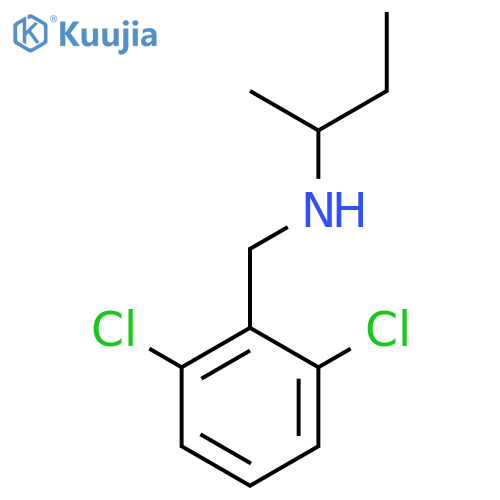 (Butan-2-yl)[(2,6-dichlorophenyl)methyl]amine structure