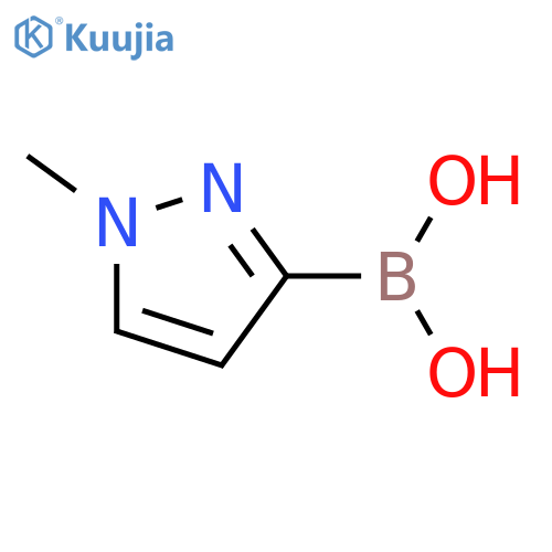 (1-Methyl-1H-pyrazol-3-yl)boronic acid structure