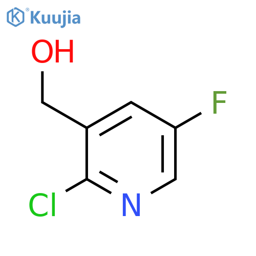 (2-Chloro-5-fluoropyridin-3-yl)methanol structure