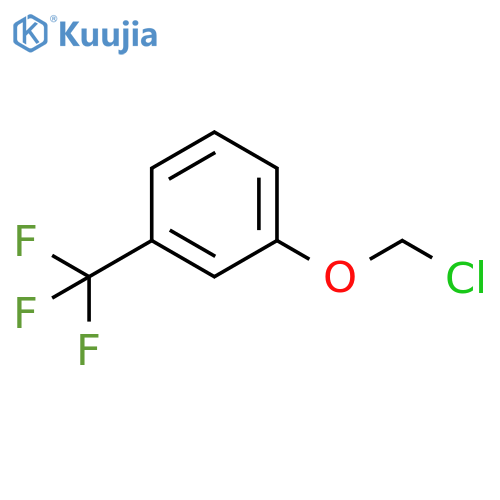 Benzene, 1-(chloromethoxy)-3-(trifluoromethyl)- structure