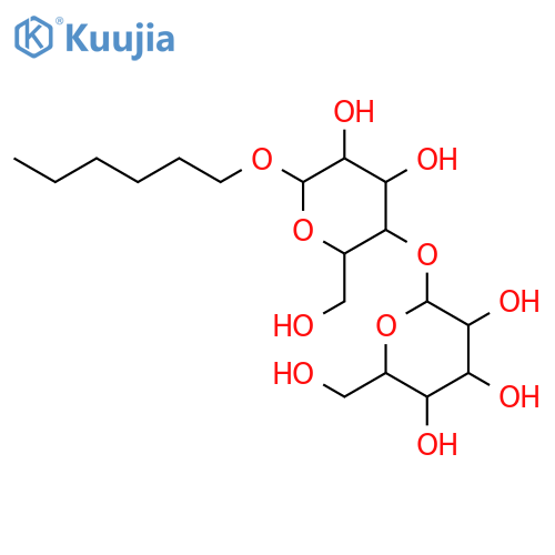 Hexyl b-D-maltopyranoside structure