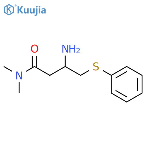 (R)-3-Amino-N,N-dimethyl-4-(phenylthio)butanamide structure