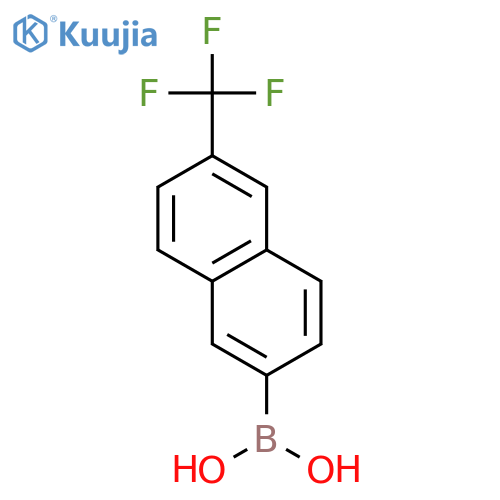 BORONIC ACID, [6-(TRIFLUOROMETHYL)-2-NAPHTHALENYL]- structure
