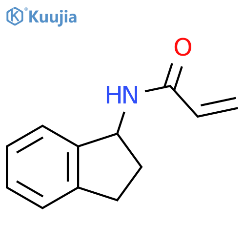 2-Propenamide, N-(2,3-dihydro-1H-inden-1-yl)- structure