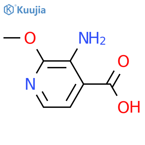 3-amino-2-methoxypyridine-4-carboxylic acid structure