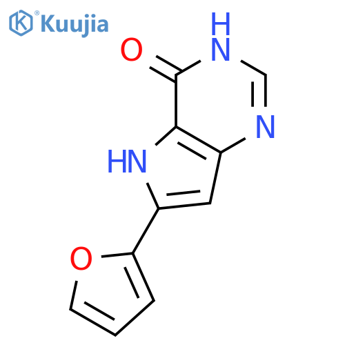 6-(Furan-2-yl)-3H-pyrrolo[3,2-d]pyrimidin-4(5H)-one structure
