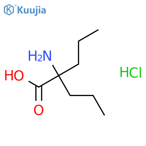 Norvaline, 2-propyl-, hydrochloride structure