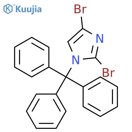 2,4-Dibromo-1-trityl-1H-imidazole structure
