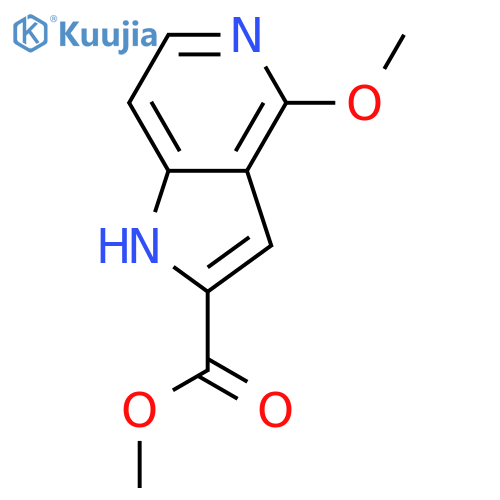 Methyl 4-methoxy-1H-pyrrolo3,2-cpyridine-2-carboxylate structure