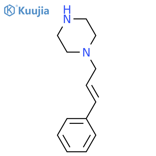 trans-1-cinnamylpiperazine structure