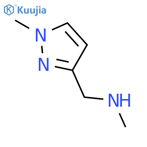 N-methyl-N-(1-methyl-1H-pyrazol-3-yl)methylamine structure