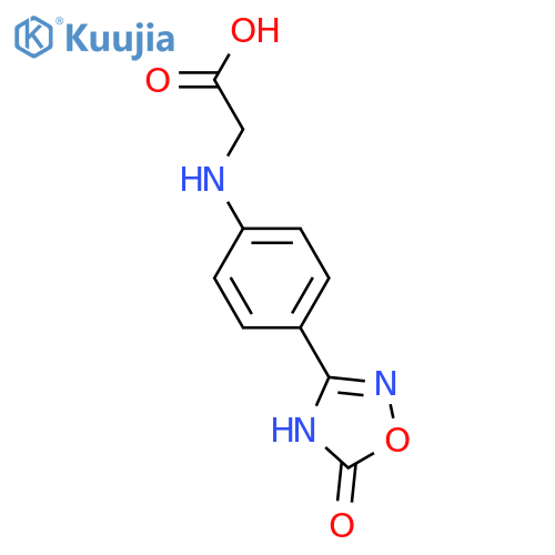 2-(4-(5-OXO-4,5-DIHYDRO-1,2,4-OXADIAZOL-3-YL)PHENYLAMINO)ACETIC Acid structure