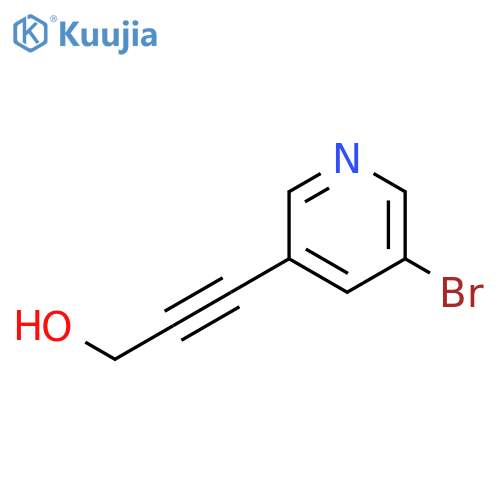 3-(5-Bromo-pyridin-3-yl)-prop-2-yn-1-ol structure