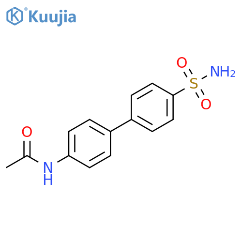N-4-(4-sulfamoylphenyl)phenylacetamide structure