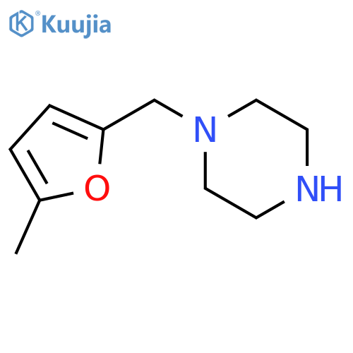 1-(5-methyl-2-furyl)methylpiperazine structure
