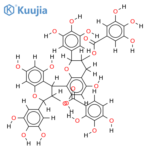 3,3'-Digalloylprodelphinidin B1 structure