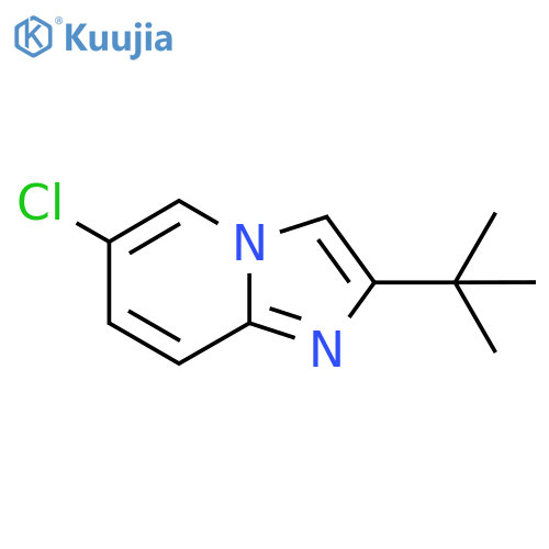 2-tert-butyl-6-chloroimidazo1,2-apyridine structure