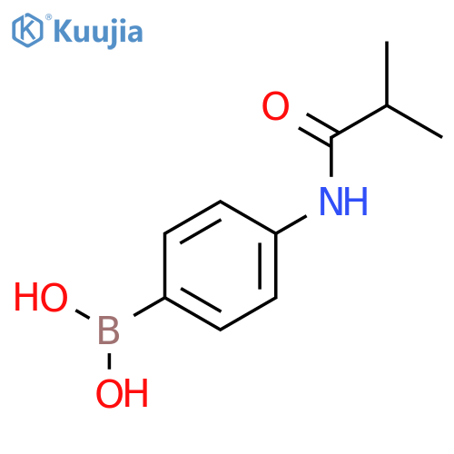 4-Isobutyramidophenylboronic acid structure