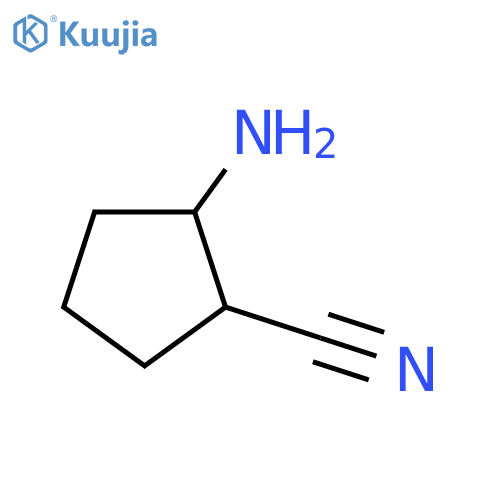 cis-2-aminocyclopentane-1-carbonitrile structure