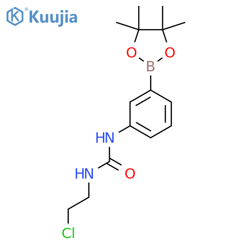 1-(2-Chloroethyl)-3-(3-(4,4,5,5-tetramethyl-1,3,2-dioxaborolan-2-yl)phenyl)urea structure