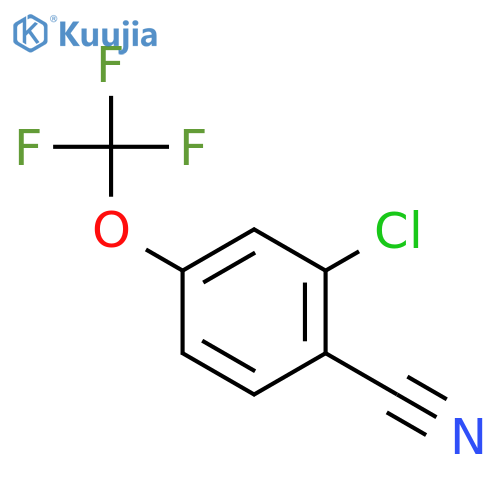 Benzonitrile, 2-chloro-4-(trifluoromethoxy)- structure