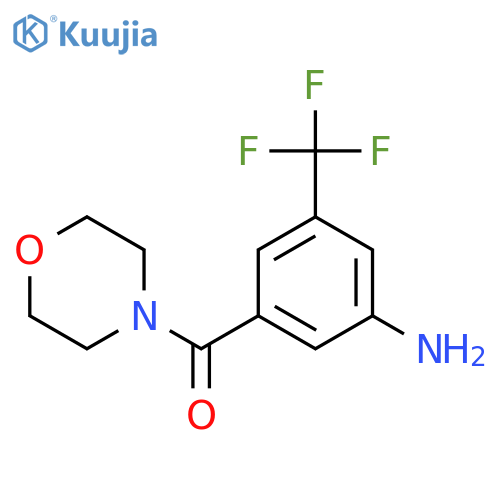 Morpholine, 4-[3-amino-5-(trifluoromethyl)benzoyl]- structure