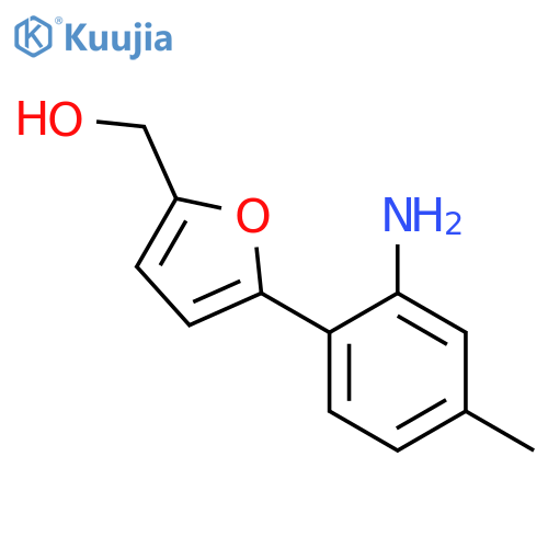 [5-(2-Amino-4-methyl-phenyl)-furan-2-yl]-methanol structure
