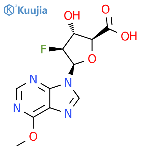 2-Deoxy-2-fluoro-5-carboxy-ß-D-arabinofuranosyl-6-methoxyadenine structure
